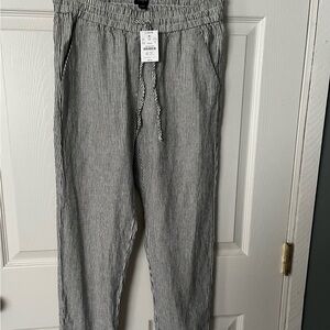J. Crew NWT Linen Blend Seersucker Pants